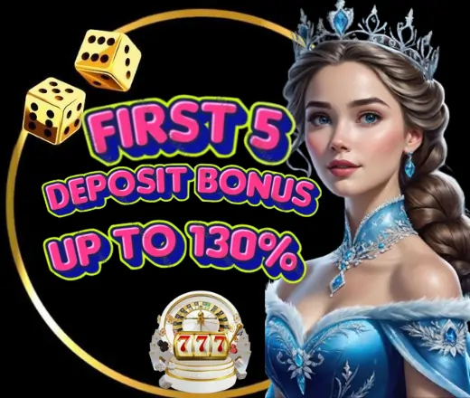 first 5 deposit bonus